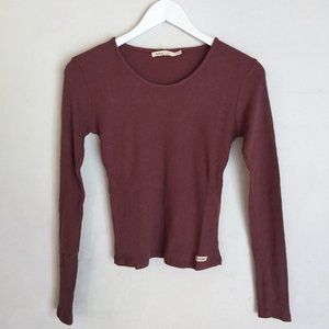Long Sleeve Ribbed Tee